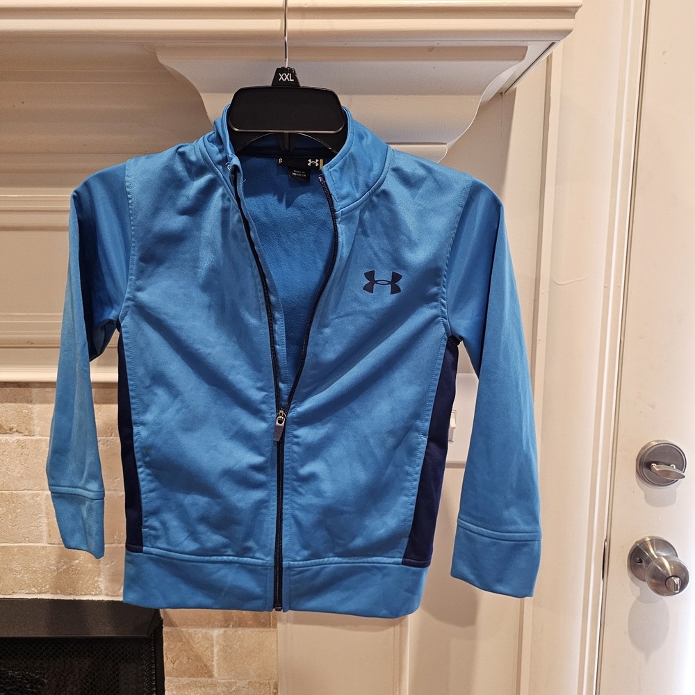 Youth Under Armour Blue Jacket Size 6
